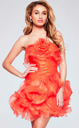 2 of 3 Jovani 40144 Orange