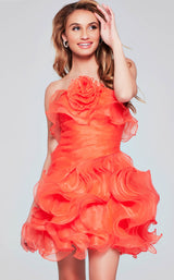 1 of 3 Jovani 40144 Orange
