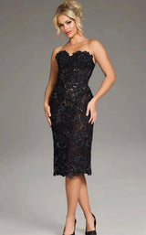 5 of 5 Jovani 40156 Black-Nude