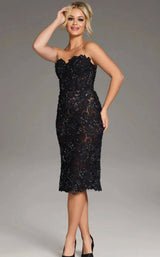 4 of 5 Jovani 40156 Black-Nude