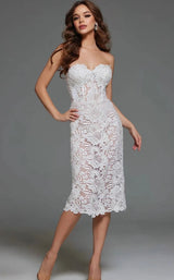 1 of 5 Jovani 40156 Off-White