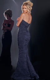 3 of 3 Jovani 40174 Navy
