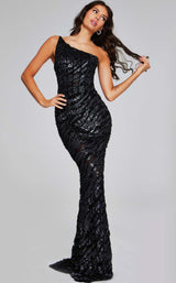2 of 6 Jovani 40182 Black