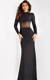 2 of 4 Jovani 40184 Black