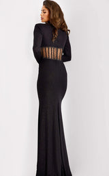 4 of 4 Jovani 40184 Black