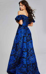 4 of 4 Jovani 40315 Royal/Black