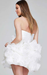 4 of 6 Jovani 40334 White