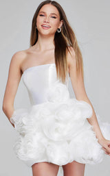 2 of 6 Jovani 40334 White