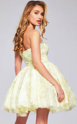 3 of 3 Jovani 40374 Light-Yellow