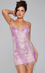 2 of 5 Jovani 40377 Pink