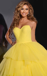 3 of 4 Jovani 40394 Yellow