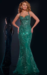 1 of 3 Jovani 40470 Emerald