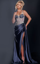 1 of 2 Jovani 40506 Navy