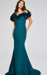 2 of 4 Jovani 40595 Emerald
