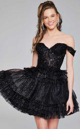 2 of 5 Jovani 40612 Black