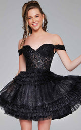 3 of 5 Jovani 40612 Black
