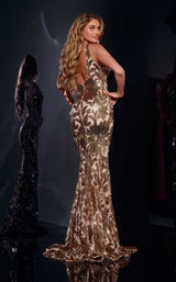 4 of 4 Jovani 40675 Gold