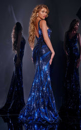 2 of 2 Jovani 40766 Navy/Royal