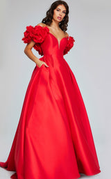 3 of 4 Jovani 40794 Red