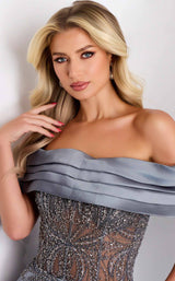 7 of 8 Jovani 41198 Steel