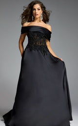 1 of 8 Jovani 41198 Black