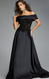 2 of 8 Jovani 41198 Black