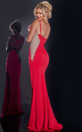 4 of 4 Jovani 42002 Red