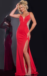 2 of 4 Jovani 42002 Red