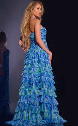 2 of 2 Jovani 42182 Royal Multi