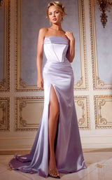 1 of 2 Jovani 42355 Off White
