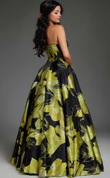 5 of 5 Jovani 42435 Yellow Black
