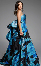 2 of 3 Jovani 42436 Blue/Black