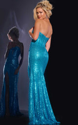 5 of 5 Jovani 42514 Turquoise
