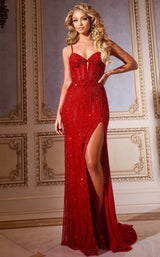 1 of 2 Jovani 42541 Red