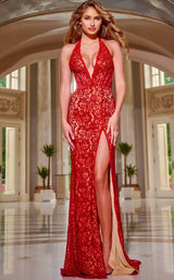 1 of 2 Jovani 42724 Red