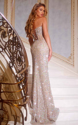 2 of 2 Jovani 42920 Nude