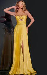 1 of 3 Jovani 42971 Yellow