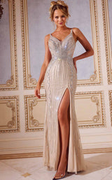 1 of 2 Jovani 43221 Platinum