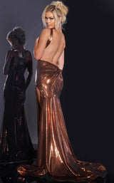 4 of 4 Jovani 43572 Brown