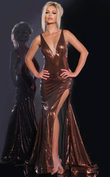 2 of 4 Jovani 43572 Brown