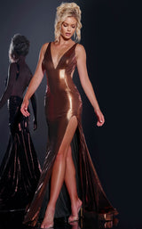 3 of 4 Jovani 43572 Brown