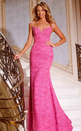 1 of 2 Jovani 44264 Fuchsia