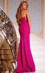 5 of 5 Jovani 44427 Fuchsia