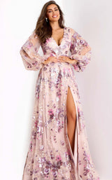2 of 4 Jovani 44655 Blush/Lilac