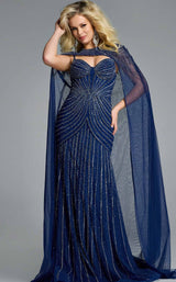 5 of 5 Jovani 44840 Navy