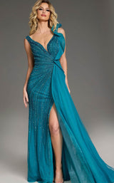 1 of 4 Jovani 44846 Teal