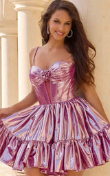 1 of 2 Jovani 45695 Hot-Pink