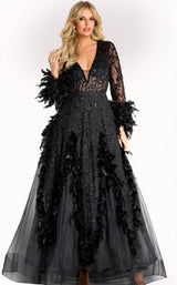 1 of 8 Jovani 45801 Black