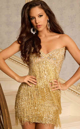 1 of 2 Jovani 46998 Gold/Silver