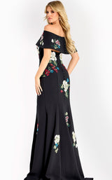 3 of 5 Jovani 47636 Black-Multi